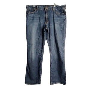 Lucky Brand 361 Vintage Straight Medium Wash Mid Rise Jeans Mens Size 40x30